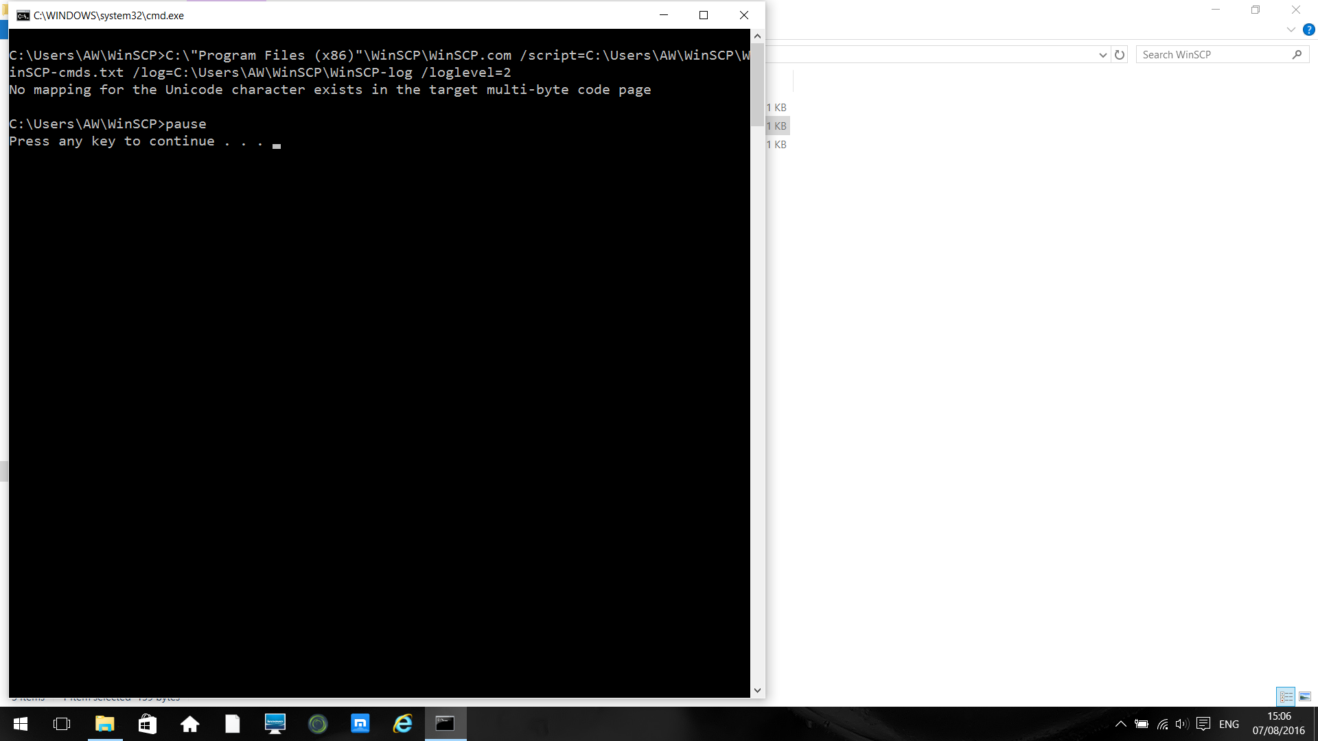 Output from WinSCP in a Windows command.png